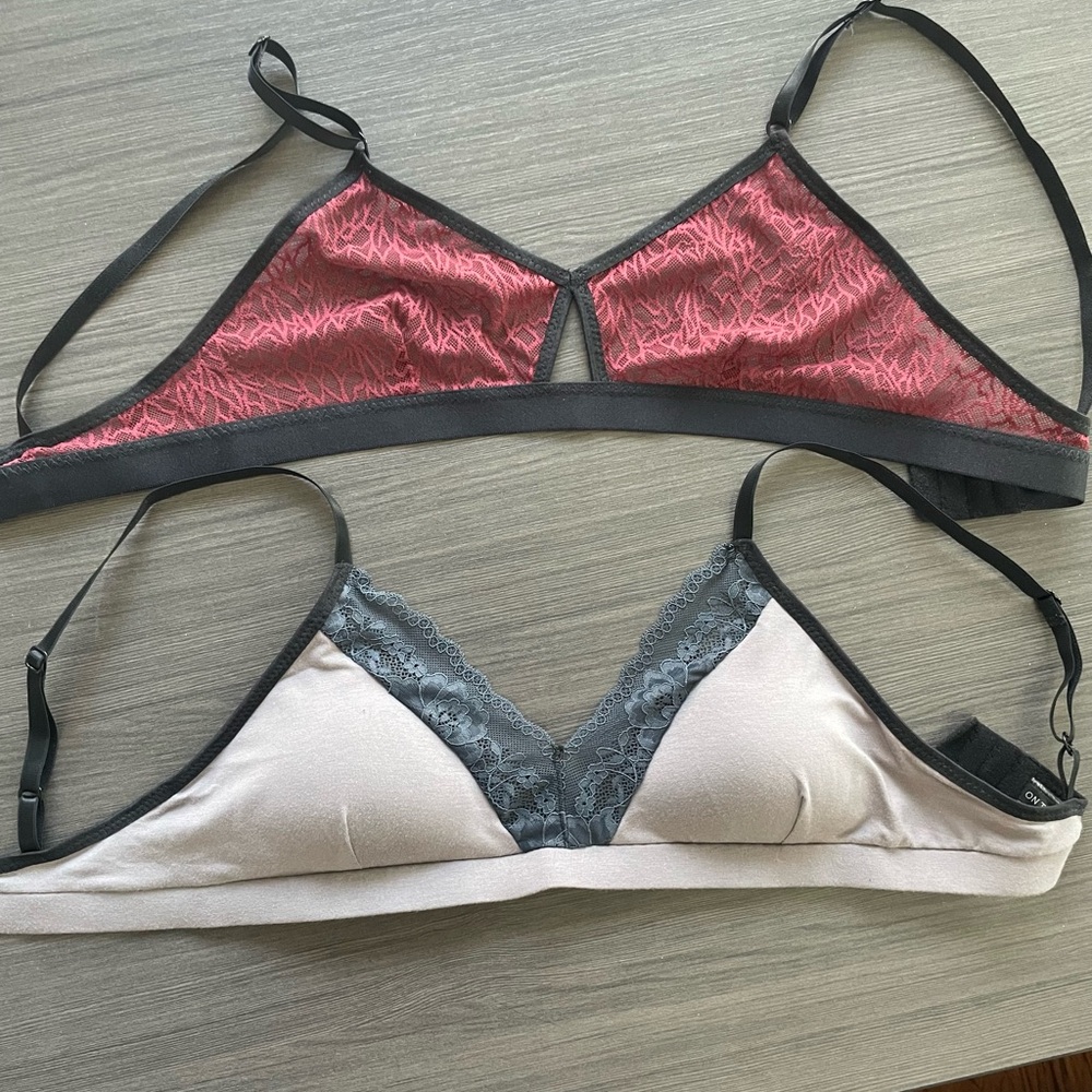 Handmade Bralettes On the Inside Negative Underwear Arq Pansy